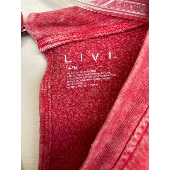 Lane Bryant Livi Red Dye Sleeveless Jumpsuit Cotton/Poly NWT - Picture 5 of 15